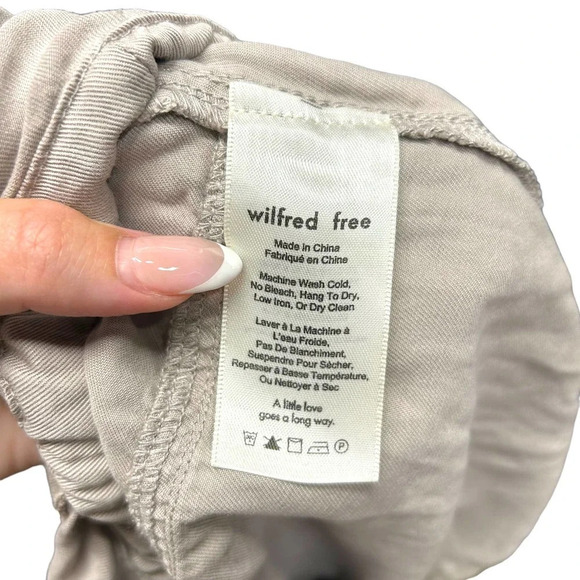 Aritzia Wilfred Free Beatriz Drawstring Overall Romper Ashen Gray Size XS - Picture 9 of 10